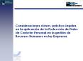 Consideraciones claves, pr ctico-legales, en la aplicaci 