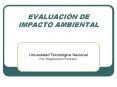 EVALUACI N DE IMPACTO AMBIENTAL Universidad Tecnol gic