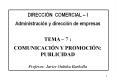 DIRECCI N COMERCIAL   I Administraci n y direcci n d
