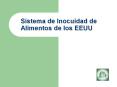 Sistema de Inocuidad de Alimentos de los EEUU Agencias d