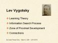 Lev Vygotsky Learning Theory Information Search Process Zon
