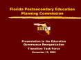 Florida Postsecondary Education Planning Commissio