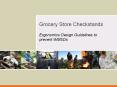 Grocery Store Checkstands Ergonomics Design Guidelines t