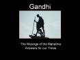 Gandhi The Musings of the Mahatma Answers for our Times Th