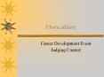 Floriculture Career Development Event Judging Contes