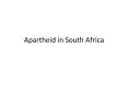 He released Nelson Mandela from prison after 27 years. H