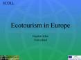 ECOLL Ecotourism in Europe Brigitta Hellat Switzerland Gig