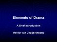 Elements of Drama A Brief Introduction Renier va