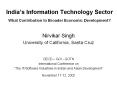 India s Information Technology Sector What Contribution t