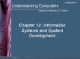 Chapter 12: Information Systems and System Development * Th