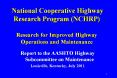 National Cooperative Highway Research Program (NCHRP