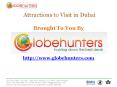 Cheap Dubai Flights with Globehutners