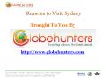 Cheap Sydney Flights with Globehutners