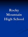 Rocky Mountain High School Administration Mike Hirano 