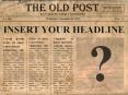 Old Style News Paper