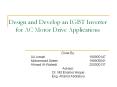 Design and Develop an IGBT Inverter for AC Motor Driv