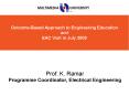 Outcome-Based Approach to Engineering Education and EA