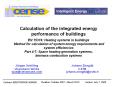 Calculation of the integrated energy performance o