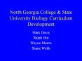 North Georgia College & State University Biology Curriculu