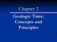 Chapter 2 Geologic Time: Concepts and Principles PRINCIPL
