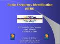Radio Frequency Identification (RFID) WITSA Public Polic