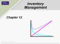 Chapter 12 How Inventory Management fits the Operation