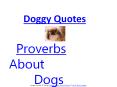 Sayings about Dogs