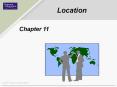 Chapter 11 How Location fits the Operations Managemen