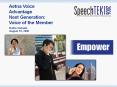 Aetna Voice Advantage Next Generation: Voice of the Membe
