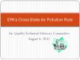 EPA s Cross-State Air Pollution Rule Air Quality Technica