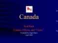 Canada Acid Rain: Causes, Effects, and  Cures . Presented b