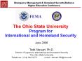 Emergency Management & Homeland Security/Defense Highe