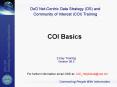 DoD Net-Centric Data Strategy (DS) and Community of Interes