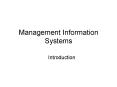 Management Information Systems Introduction Dates o