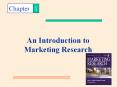 Chapter 1 An Introduction to Marketing Research Component