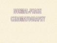 Normal-phase chromatography is really not that normal. Tha