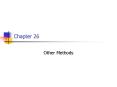 Chapter 26 Other Methods Ion-Exchange Chromatography Th