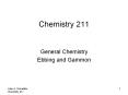 Chemistry 211 General Chemistry Ebbing and Gammon WHY STUD