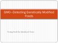 GMO Detecting Genetically Modified Foods Testing Foods fo