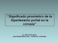  Significado pron stico de la hipertensi n portal en l