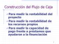 Construcci n del Flujo de Caja Para medir la rentabilida