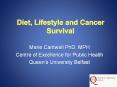 Marie Cantwell PhD, MPH Centre of Excellence for Publi