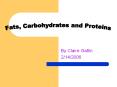 By Claire Gatlin 2/14/2006 Proteins We need protein to buil