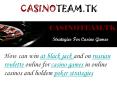 Casino gaming at black jack and on roulette for casino games