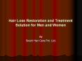 Hair Loss Restoration and Treatment Solution for Men and Women