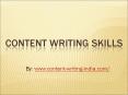 Content writing tips and skills for content writer
