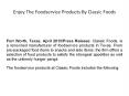 Enjoy The Foodservice Products By Classic Foods