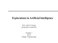 Explorations in Artificial Intelligence Prof. Carla P. Gome