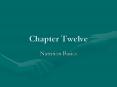 Chapter Twelve Nutrition Basics Nutrients Protein