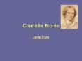 Charlotte Bronte Jane Eyre Biographical Background Born i